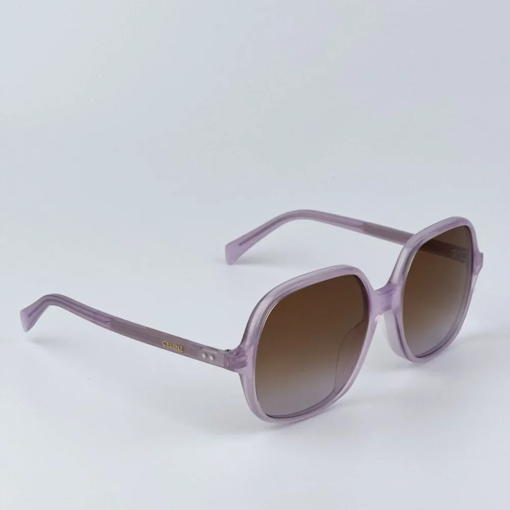 Celine CL40244U 78F CELINE THIN BRAND NEW Sunglasses Opal Lilac Gradient Women